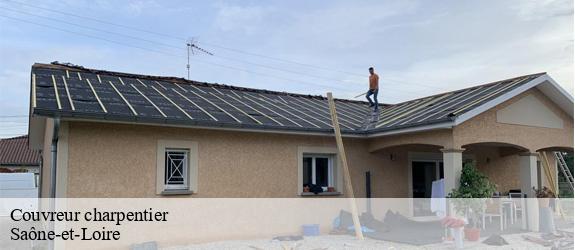 Couvreur charpentier 71 Saône-et-Loire MCH Habitat