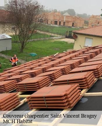 Couvreur charpentier  saint-vincent-bragny-71430 MCH Habitat