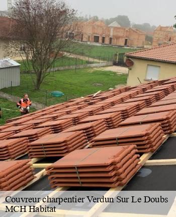 Couvreur charpentier  verdun-sur-le-doubs-71350 MCH Habitat